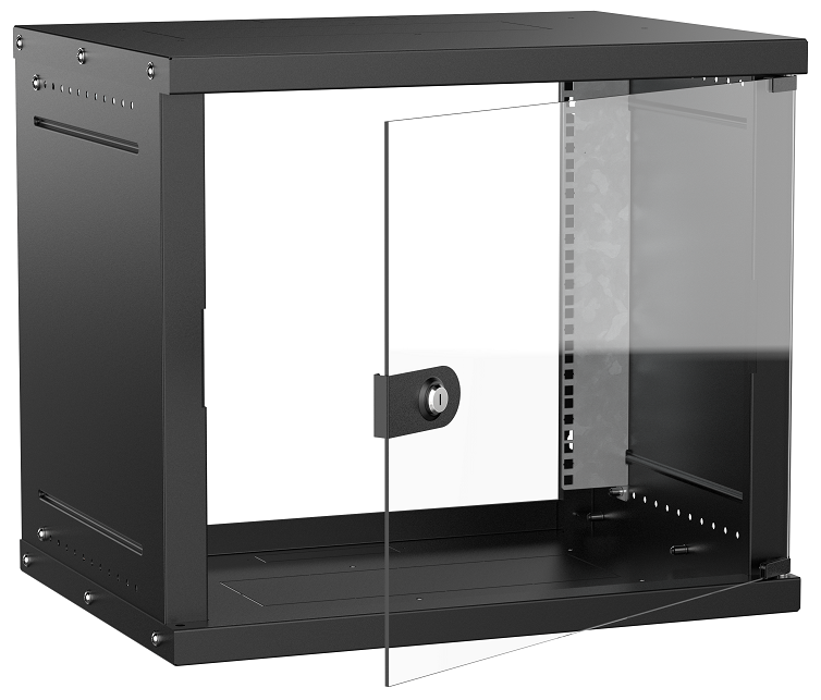 LWE5-09U64-GF-G GENERICA, шкаф телекоммуникационный 19" настенный 9U