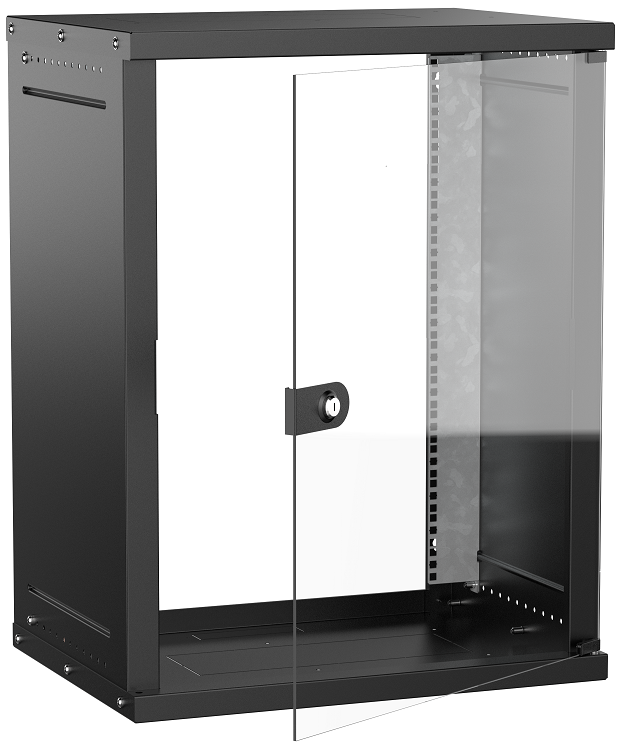 LWE5-15U64-GF-G GENERICA, шкаф телекоммуникационный 19" настенный 15U