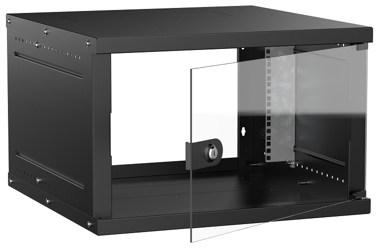 LWE5-06U66-GF-G GENERICA, шкаф телекоммуникационный 19" настенный 6U