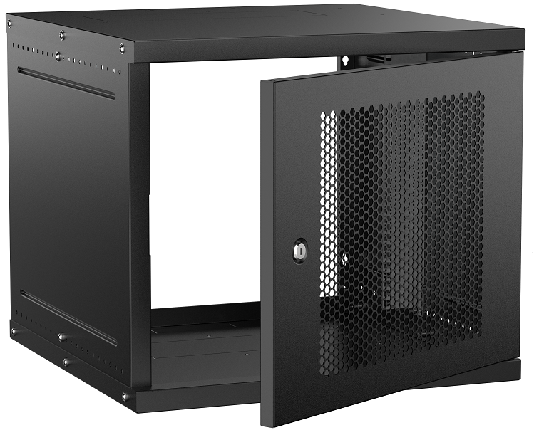 LWE5-09U66-PF-G GENERICA, шкаф телекоммуникационный 19" настенный 9U