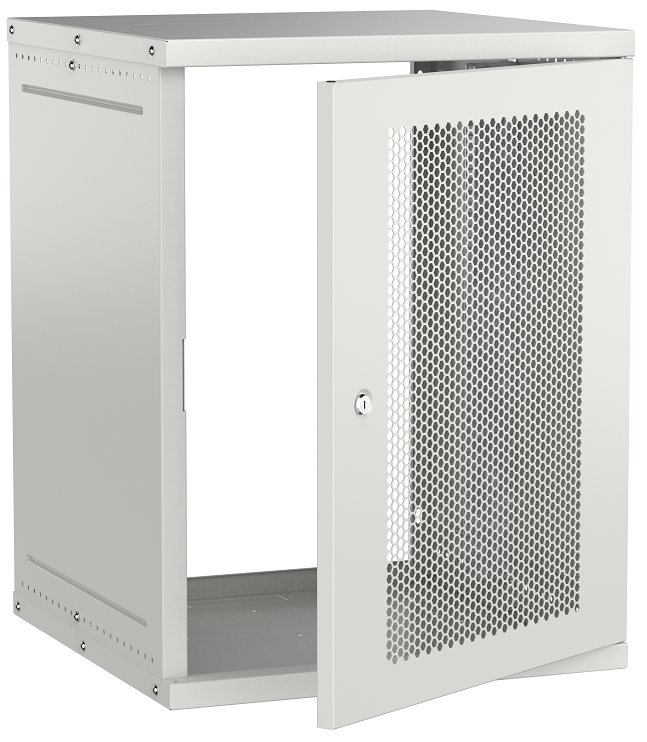 LWE3-15U66-PF-G GENERICA, шкаф телекоммуникационный 19" настенный 15U