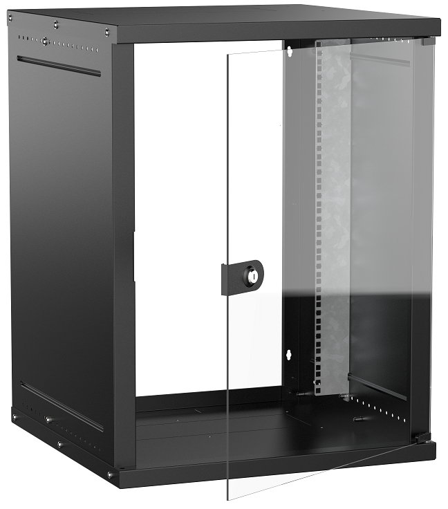 LWE5-15U66-GF-G GENERICA, шкаф телекоммуникационный 19" настенный 15U