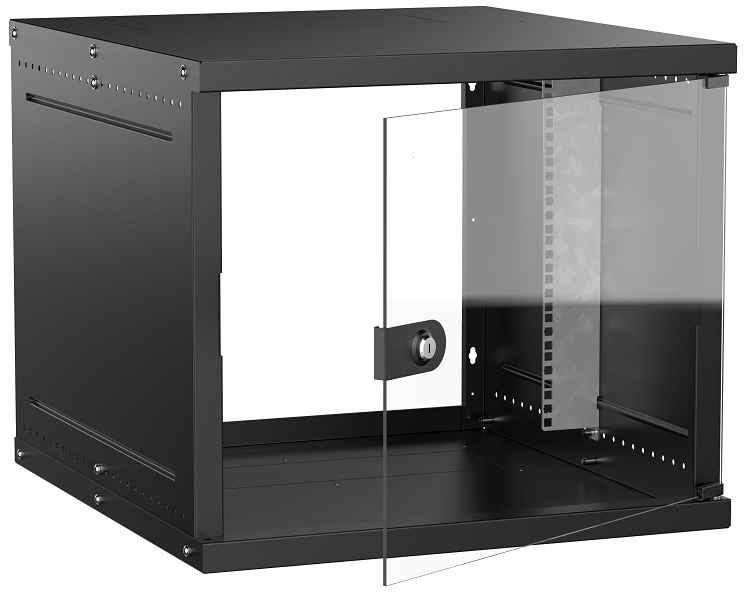 LWE5-09U67-GF-G GENERICA, шкаф телекоммуникационный 19" настенный 9U