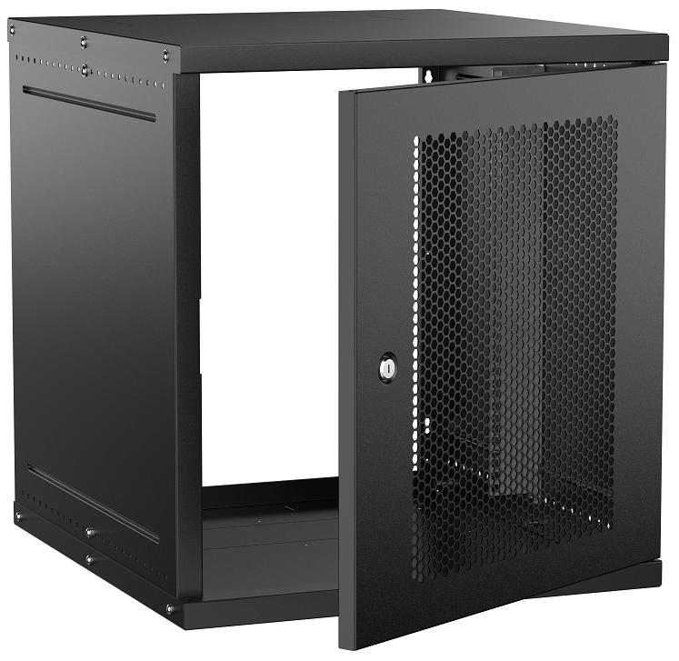LWE5-12U67-PF-G GENERICA, шкаф телекоммуникационный 19" настенный 12U