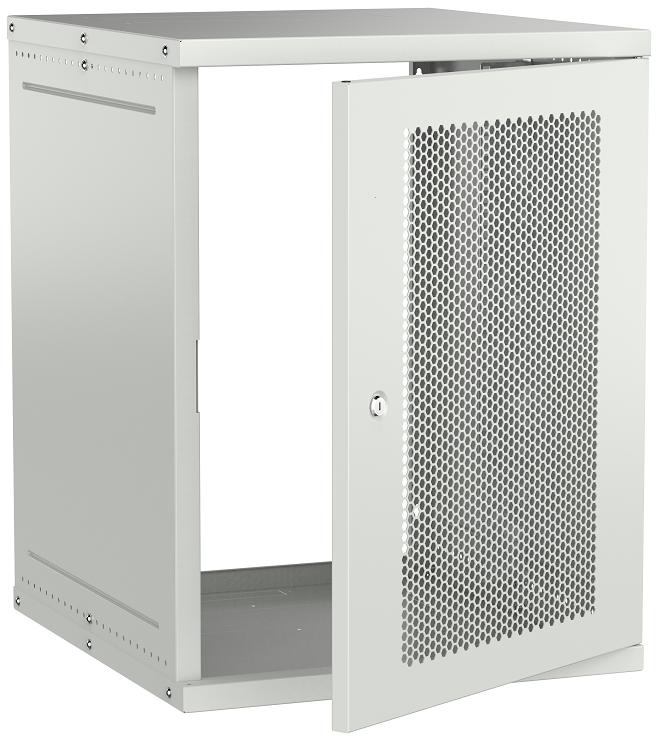 LWE3-15U67-PF-G GENERICA, шкаф телекоммуникационный 19" настенный 15U