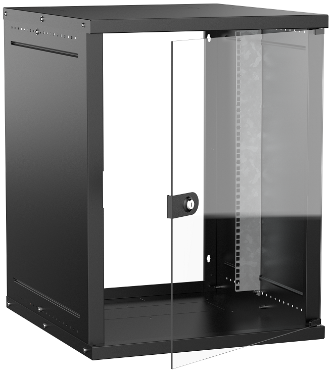 LWE5-15U67-GF-G GENERICA, шкаф телекоммуникационный 19" настенный 15U