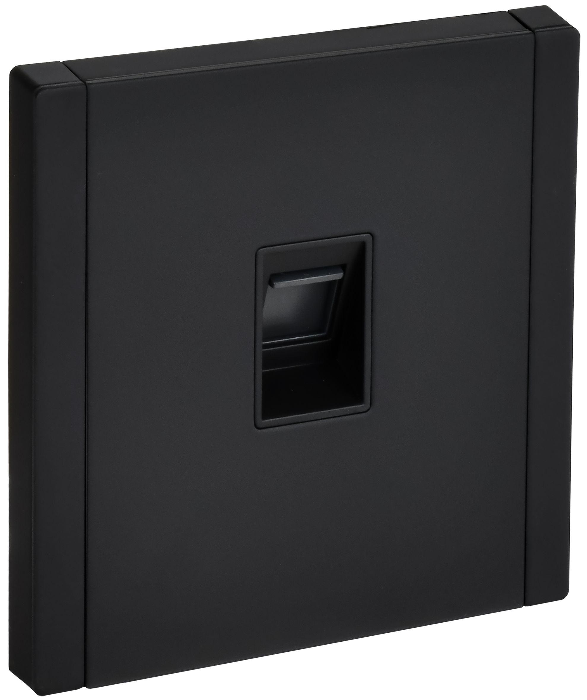 FORTE&PIANO Розетка компьютерная RJ45 кат.5E FP132M скрытой установки металл черный (FP-K10-1-M-K02)