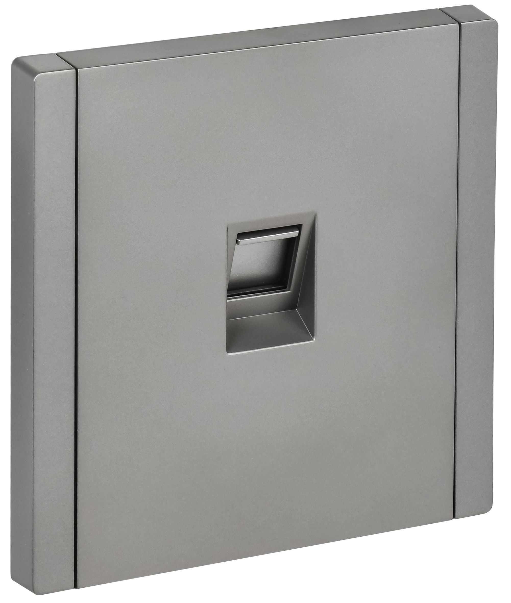 FORTE&PIANO Розетка компьютерная RJ45 кат.5E FP532 скрытой установки сталь (FP-K10-1-K46)