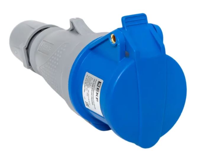 Розетка переносная 213 16А IP44 220В 2Р+РЕ (ps-213-16-220)