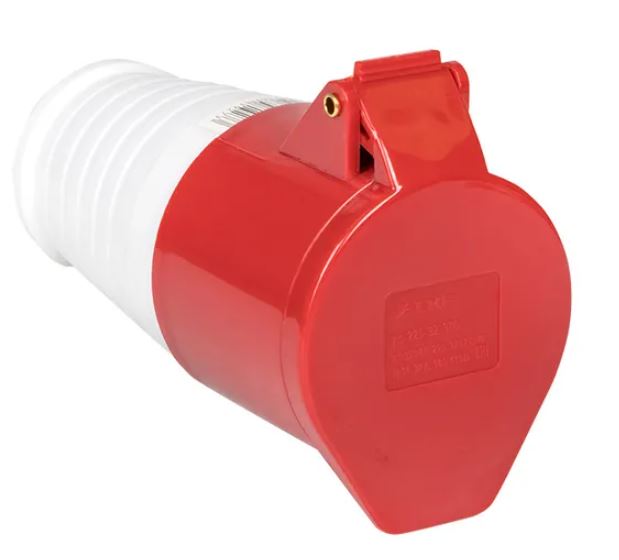 Розетка переносная 224 32А IP44 380В 3Р+РЕ (ps-224-32-380)