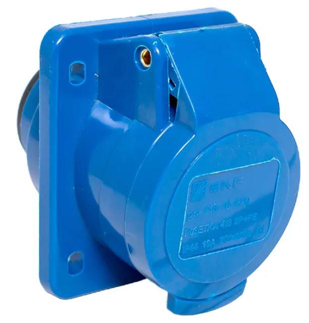 Розетка стационарная внутренняя 413 2Р+РЕ 16А 220В IP44 (ps-413-16-220)