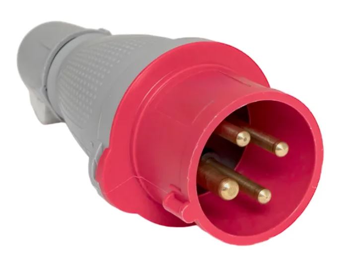 Вилка 14 16А 3Р+РЕ IP44 переносная 380В PROxima (ps-014-16-380-PRO)