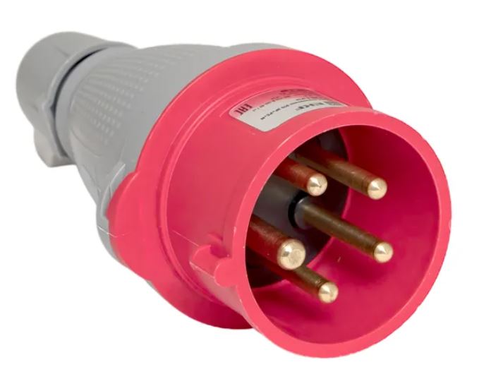 Вилка 15 16А 3Р+РЕ+N IP44 переносная 380В PROxima (ps-015-16-380-PRO)