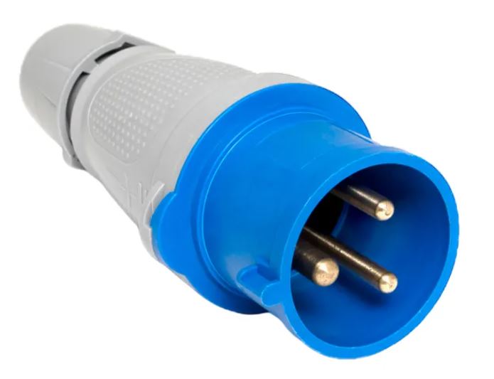 Вилка 23 32А 2Р+РЕ IP44 переносная 220В PROxima (ps-023-32-220-PRO)