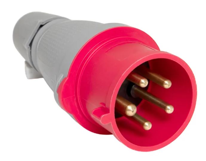 Вилка 25 32А 3Р+РЕ+N IP44 переносная 380В PROxima (ps-025-32-380-PRO)