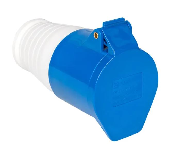 Розетка переносная 213 16А IP44 220В 2Р+РЕ PROxima (ps-213-16-220-PRO)