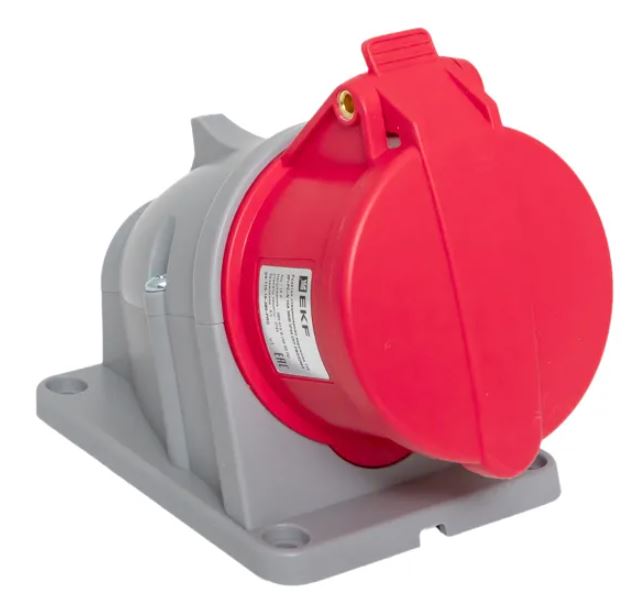 Розетка стационарная наружная 115 3Р+РЕ+N 16А 380В IP44 PROxima (ps-115-16-380-PRO)