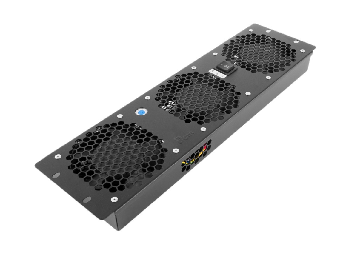 R-FAN-3T-3U-9005, модуль вентиляторный с терморегулятором