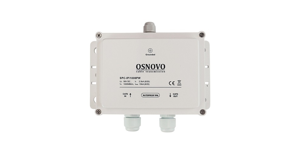 SPC-IP/1000PW, устройство грозозащиты цепей Ethernet